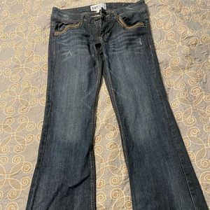 NWOT Jolt bootcut/flared bottom low rise jeans